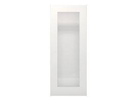 Deanta Denver White Primed Frosted Glaze Door