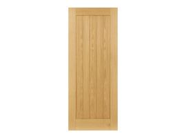 Deanta Ely Unfinished Oak FD30 Door
