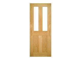Deanta Eton Unfinished Oak Glazed Door