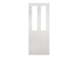Deanta Eton White Primed Glazed Door