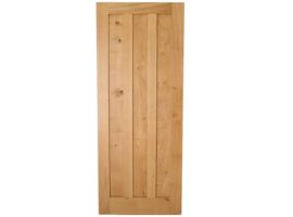 European Oak solid internal 3 panel door