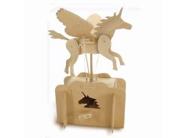 Flying Unicorn Wooden Kit