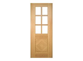 Deanta Kensington Prefinished Oak Bevelled Glaze Door
