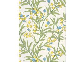 Bamboo Floral Blue Verditer