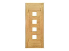 Deanta Pamplona Prefinished Oak Glazed Door