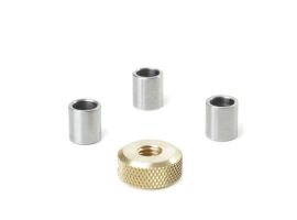 Planet Pen Mandrel Spares - Spacers & Brass Nut