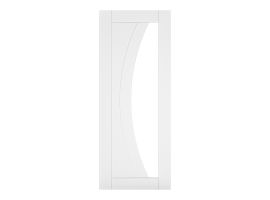Deanta Ravello White Primed Glazed Door