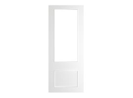 Deanta Sandringham White Primed Bevelled Glaze Door