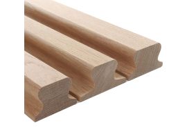 European Oak Stamp Profiles 45mm Thick x 350mm Long