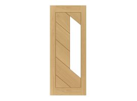 Deanta Torino Prefinished Oak Glazed Door