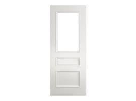 Deanta Windsor White Primed Bevelled Glaze Door