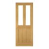 Deanta Bury Prefinished Oak Glazed FD30 Door