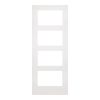 Deanta Coventry White Primed Glazed FD30 Door