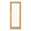 Deanta Ely Prefinished Oak Glazed (1L Full)  Door