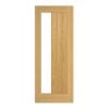 Deanta Ely Prefinished Oak Glazed 1SL FD30 Door