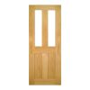 Deanta Eton Unfinished Oak Glazed Door