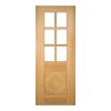 Deanta Kensington Prefinished Oak Bevelled Glaze Door