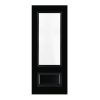 Deanta Sandringham Black Finish Bevelled Glaze Door