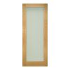Deanta Walden Unfinished Oak Frosted Glaze Door