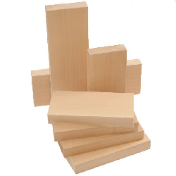 Lime Carving Blanks, 28mm, P.A.R, Rectangles