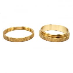 3" Brass Threaded Ring Set For Vessels