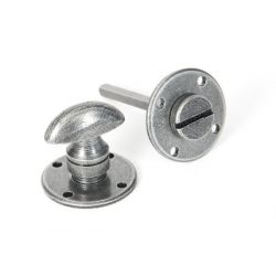 From The Anvil Pewter Round Bathroom Thumbturn