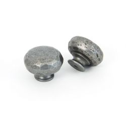 From The Anvil Natural Smooth Hammered Knob - Large