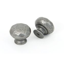 From The Anvil Natural Smooth Hammered Knobs - Small