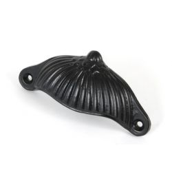 From The Anvil Black  Drawer Pull