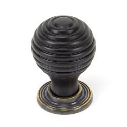 From The Anvil Ebony and AB Beehive Cabinet Knob 35mm