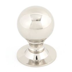 From The Anvil Polished Nickel Ball Cabinet Knob - Large