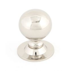 From The Anvil Polished Nickel Ball Cabinet Knob - Small
