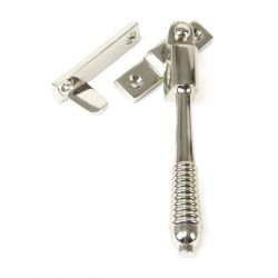 From The Anvil Polished Nickel Night-Vent Locking Reeded Fastener