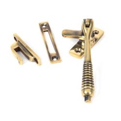 From The Anvil Aged Brass Reeded Fastener - Locking