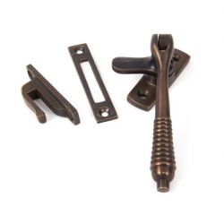 From The Anvil Aged Bronze Reeded Fastener - Locking
