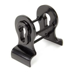 From The Anvil Black 50mm Euro Door Pull (Back to Back fixings)