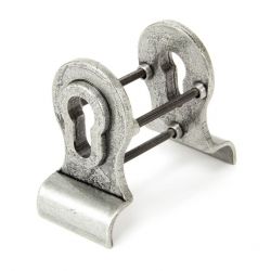 From The Anvil Pewter 50mm Euro Door Pull (Back to Back fixings)