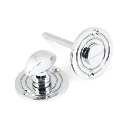 From The Anvil Polished Chrome Round Bathroom Thumbturn