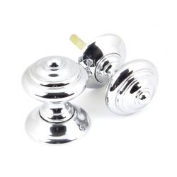 From The Anvil Polished Chrome Elmore Concealed Mortice Knob Set