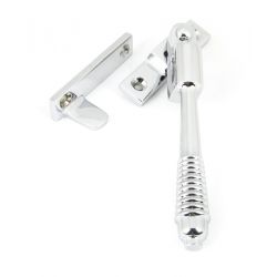 From The Anvil Polished Chrome Night Vent Locking Reeded Fastener