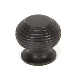 From The Anvil Aged Bronze 30mm Beehive Cabinet Knob