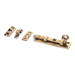From The Anvil Polished Bronze 4" Universal Knob Bolt