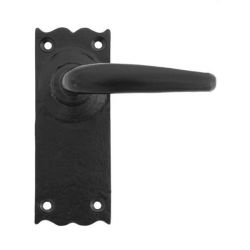 From the Anvil Black Oak Lever Latch Handle Set
