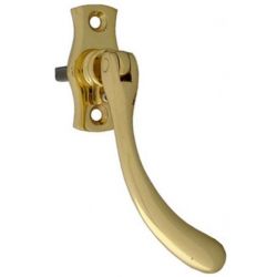 From The Anvil Polished Brass Lockable Espagnolette Handle RH