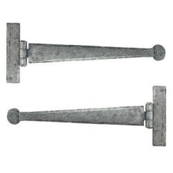 From The Anvil Pewter Patina T Hinge 15inch (pair)