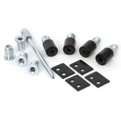 From The Anvil Black Secure Stops (Pack of 4)