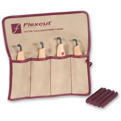 Flexcut Left- Handed Scorp Set 4 Piece