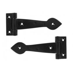 From The Anvil Smooth T Hinge 6" (pair) - Black