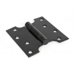 From The Anvil 4" x 2" Ball Bearing Parliament Hinge SS (pair) - Black