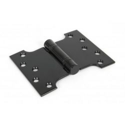 From The Anvil 4"x3" Ball Bearing Parliament Hinge SS (pair) - Black